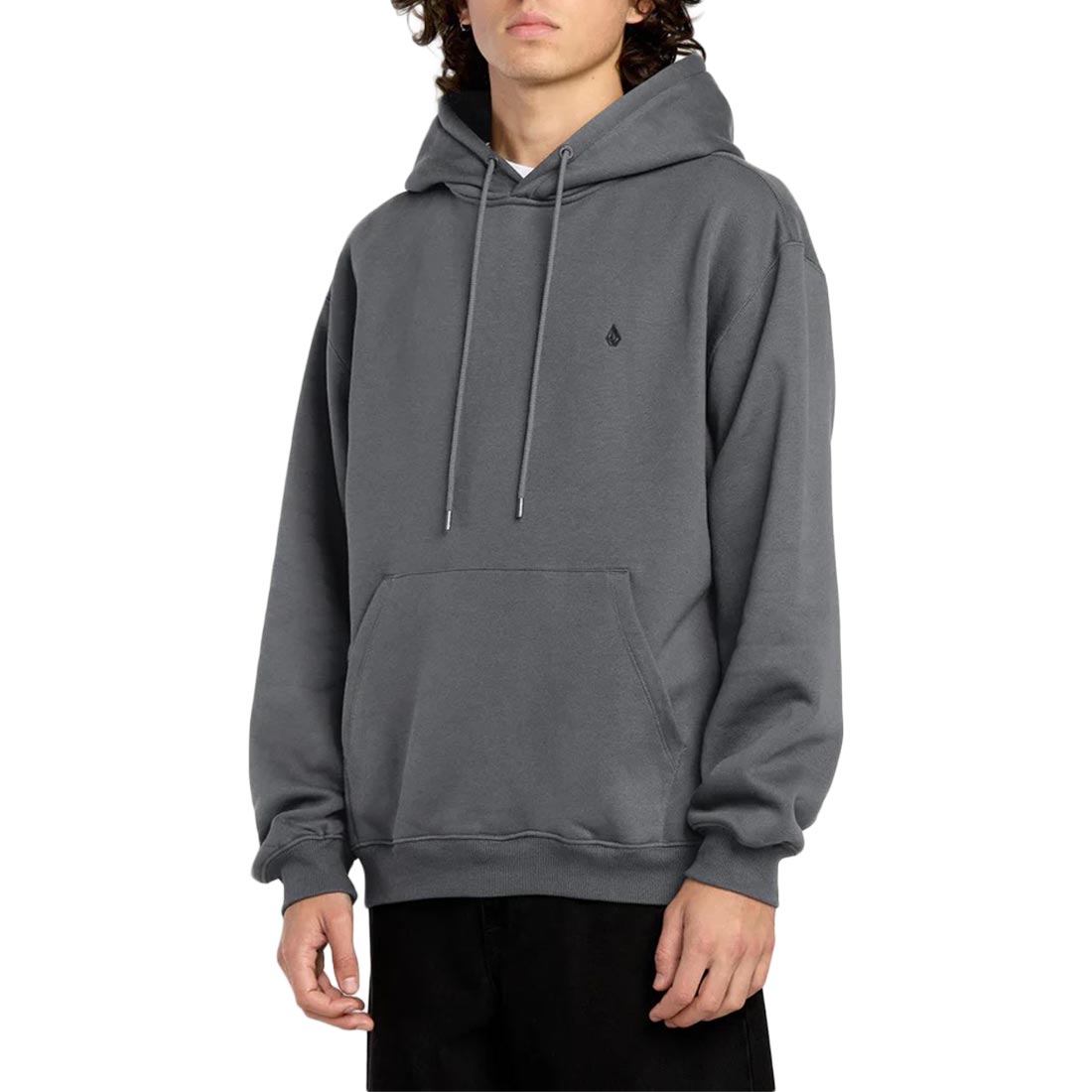 Volcom Single Stone Pullover Hoodie - Asphalt Black