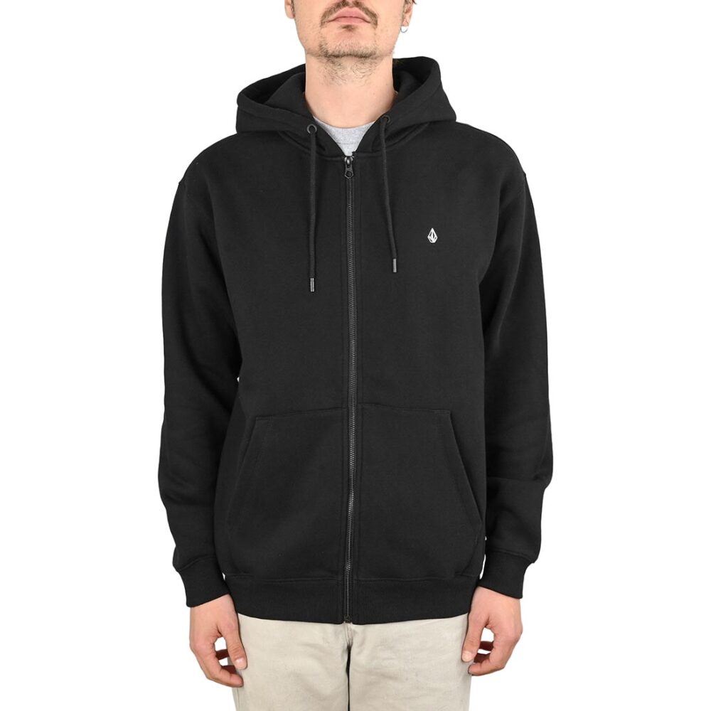 Volcom Single Stone Zip Hoodie - Black (AW25)