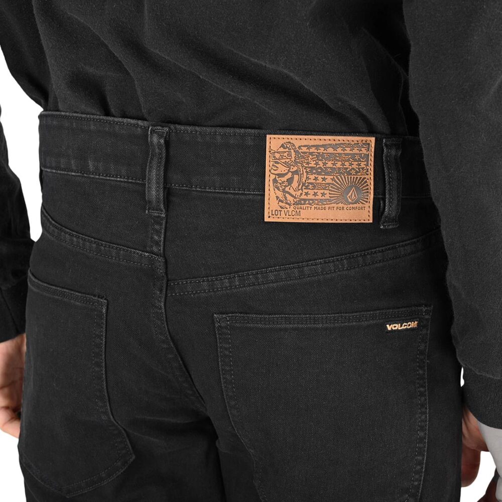 Volcom Solver Straight Fit Jeans - Blackout