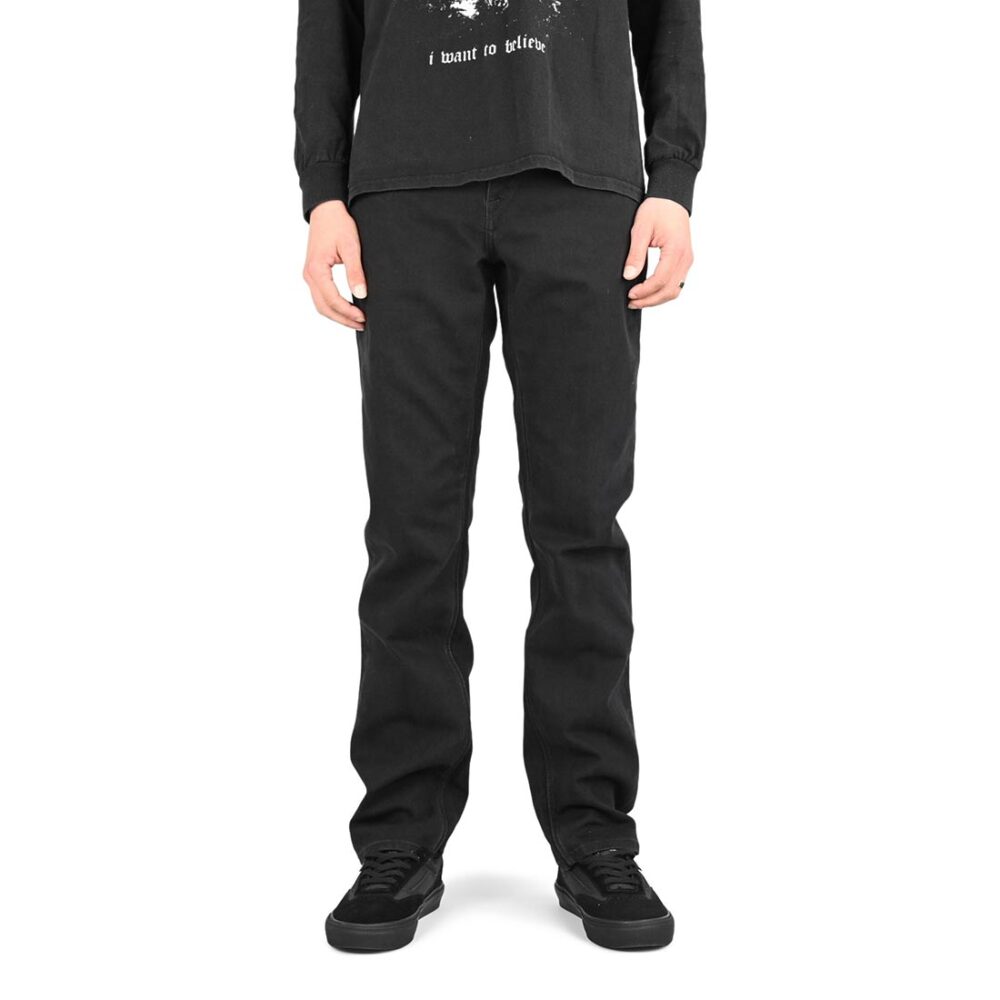 Volcom Solver Straight Fit Jeans - Blackout