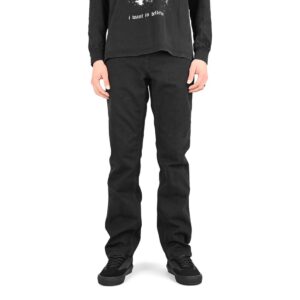 Volcom Solver Straight Fit Jeans - Blackout