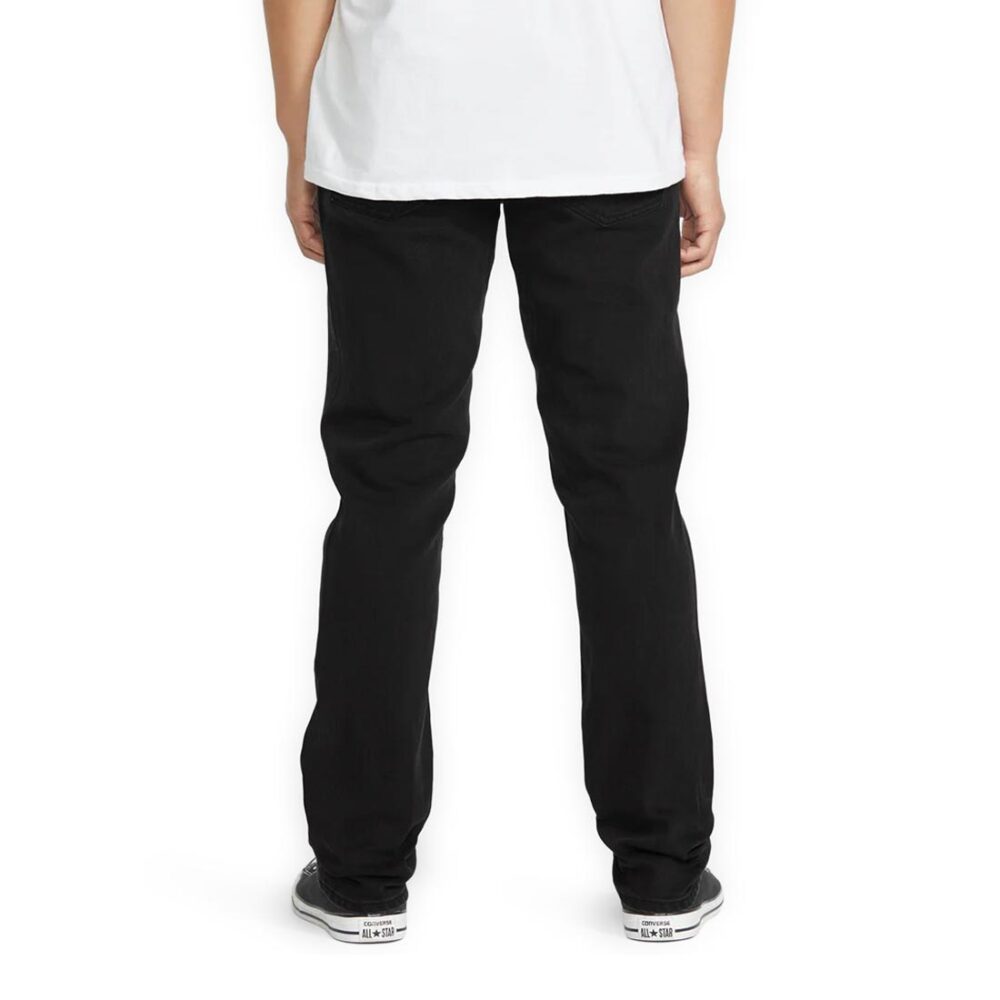 Volcom Vorta Slim Straight Jeans - Black Out