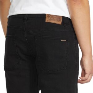 Volcom Vorta Slim Straight Jeans - Black Out