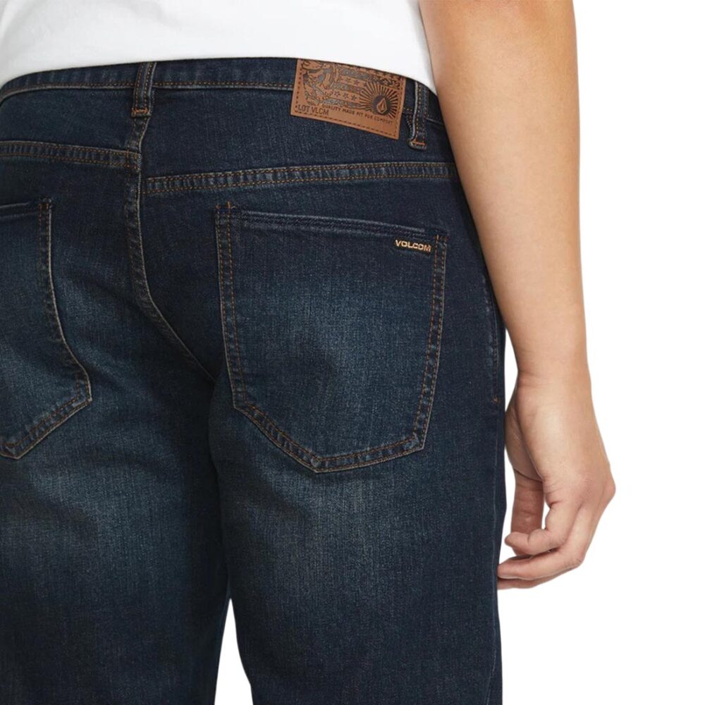 Volcom Vorta Slim Straight Jeans - New Vintage Blue (AW25)