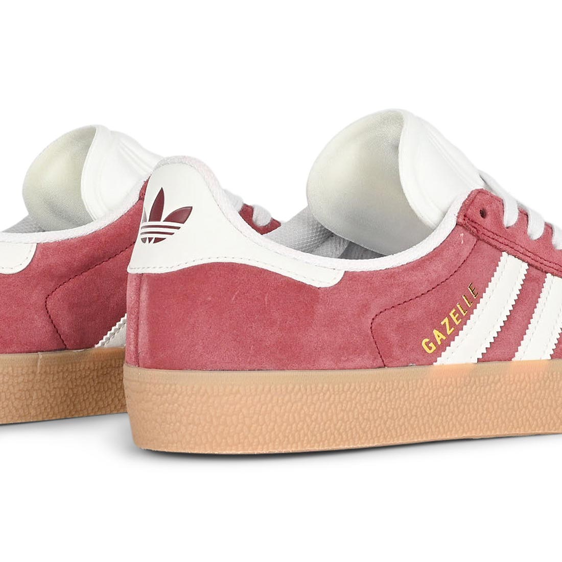 Adidas Gazelle ADV Skate Shoes - Shadow Red/White/Gold