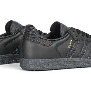 Adidas Samba ADV Skate Shoes - Core Black/Core Black/Royal Blue
