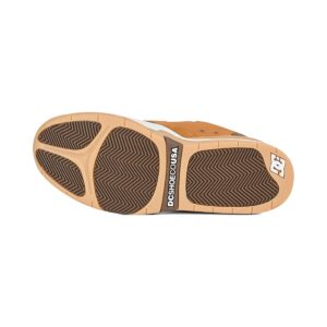 DC Ascend S Skate Shoes - Brown/White