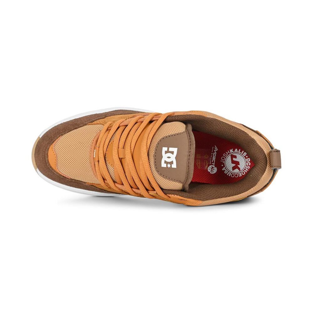 DC Ascend S Skate Shoes - Brown/White