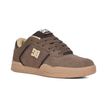 DC Central Low Top Skate Shoes - Brown/Gum