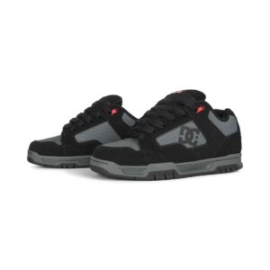 DC Coiler Skate Shoes - Black/Grey/Red