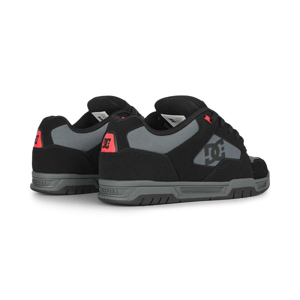 DC Coiler Skate Shoes - Black/Grey/Red