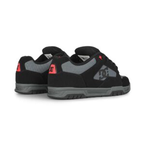 DC Coiler Skate Shoes - Black/Grey/Red