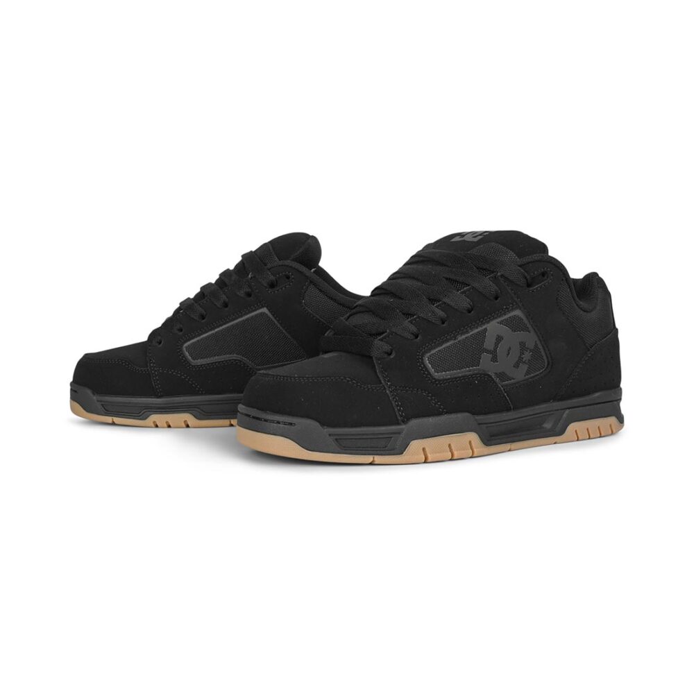 DC Coiler Skate Shoes - Black/Gum