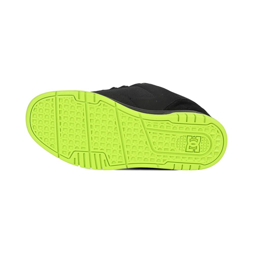 DC Coiler Skate Shoes - Black/Lime