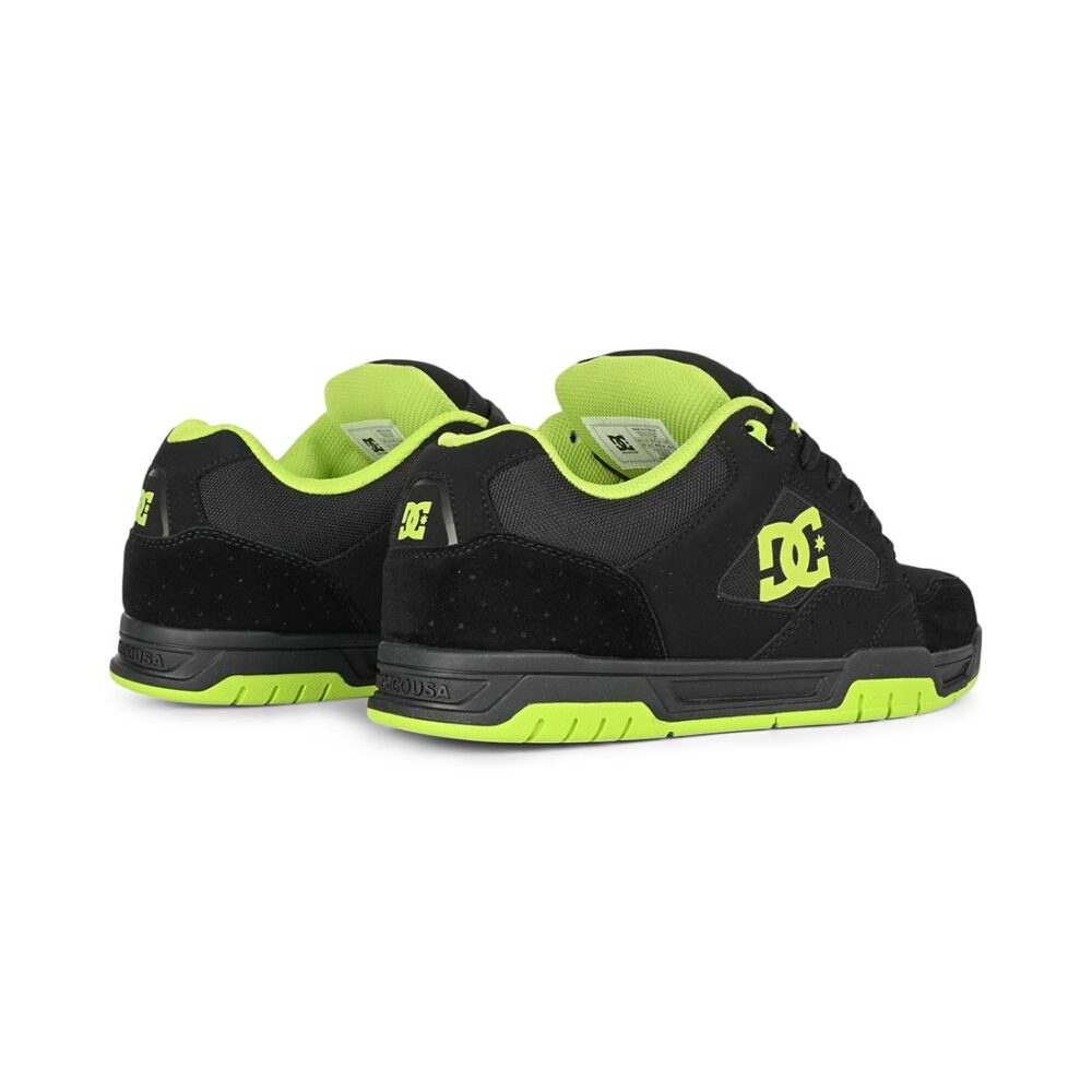 DC Coiler Skate Shoes - Black/Lime