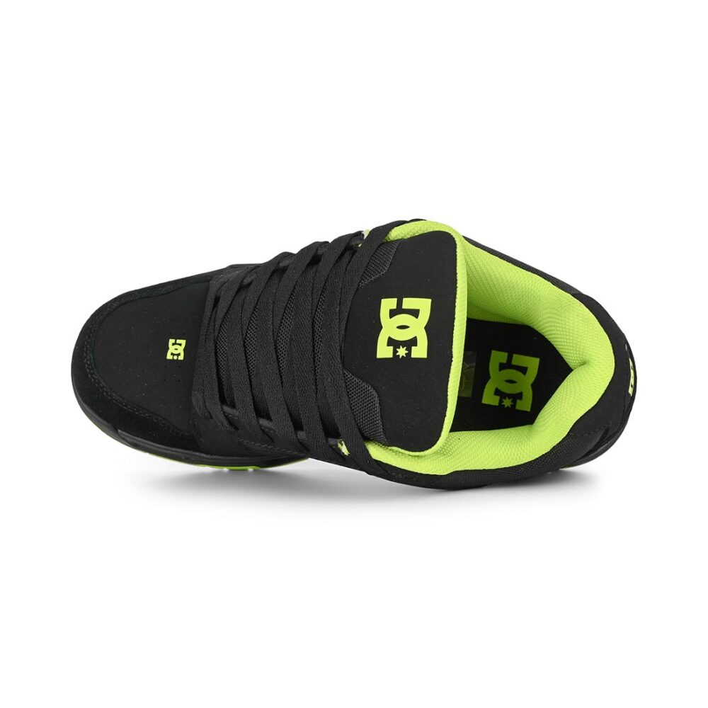 DC Coiler Skate Shoes - Black/Lime