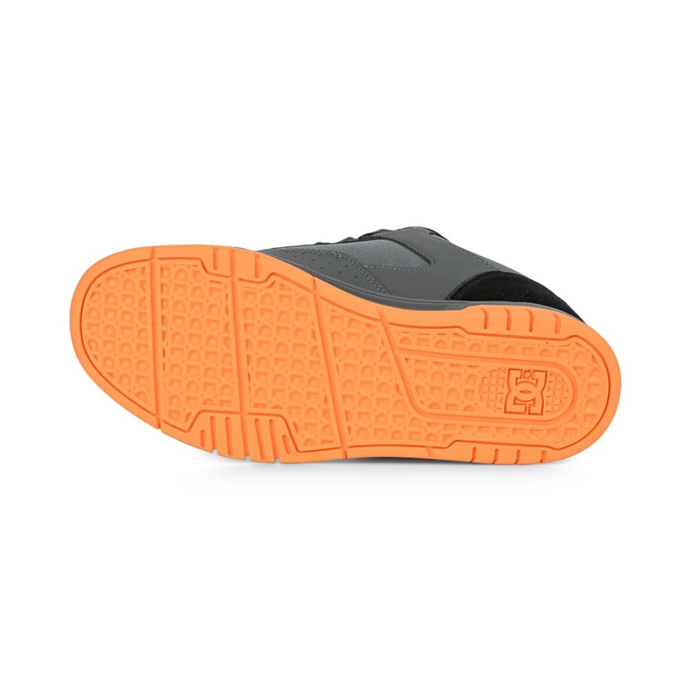 DC Coiler Skate Shoes - Grey/Black/Orange