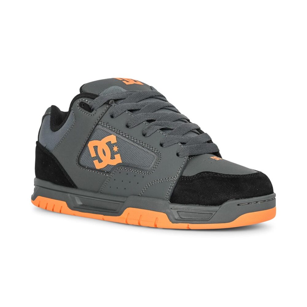 DC Coiler Skate Shoes - Grey/Black/Orange - Supereight