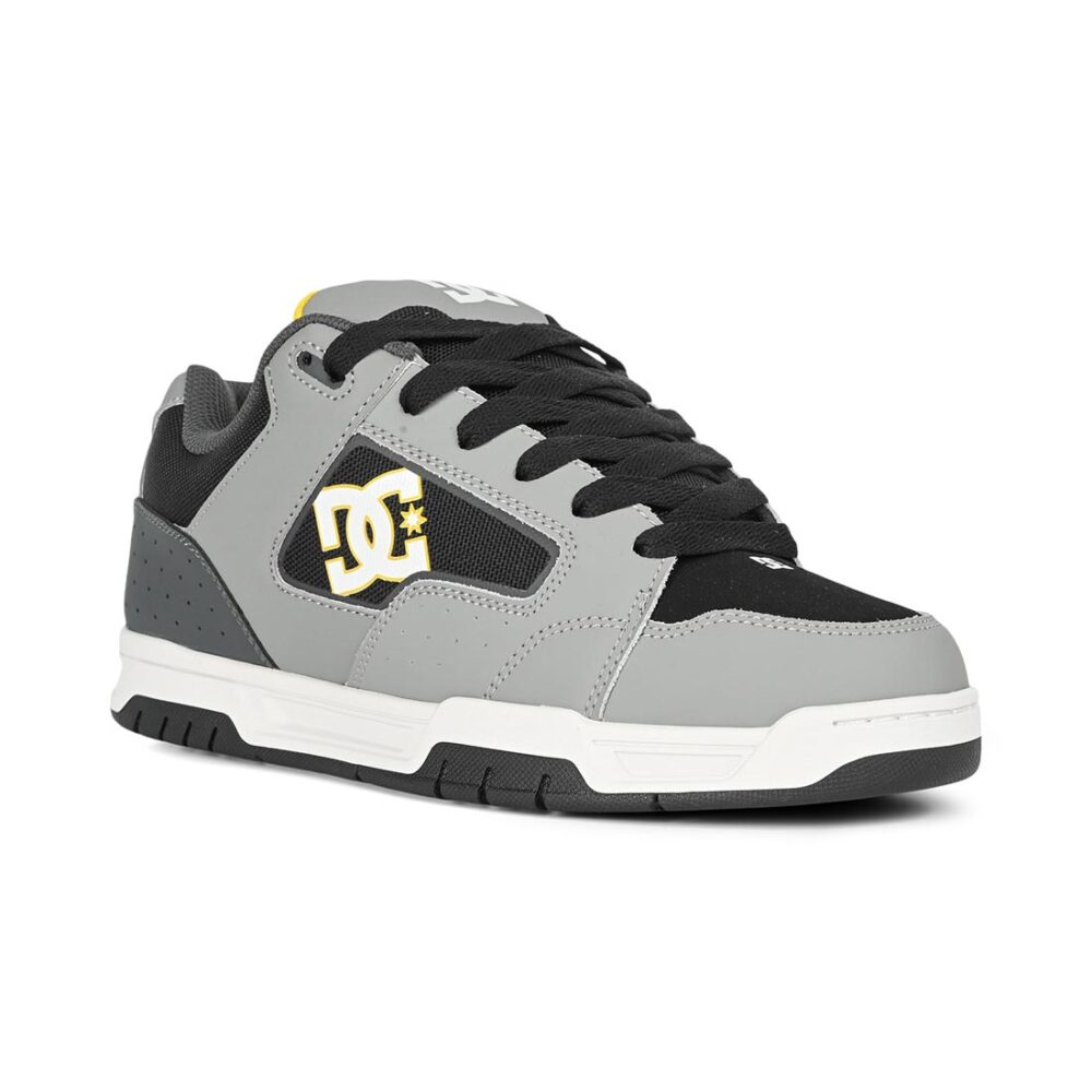 DC Coiler Skate Shoes - Grey/Grey/Black