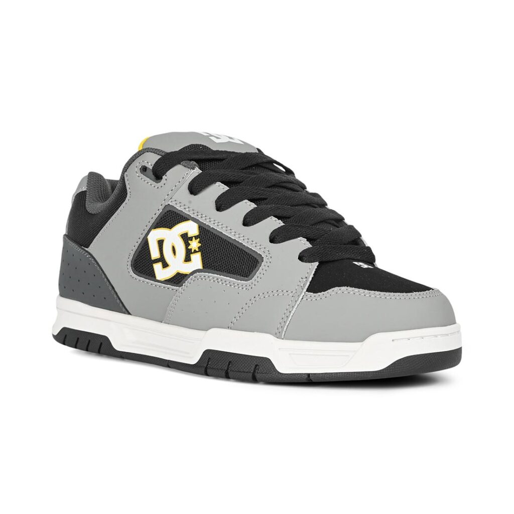 DC Coiler Skate Shoes - Grey/Grey/Black