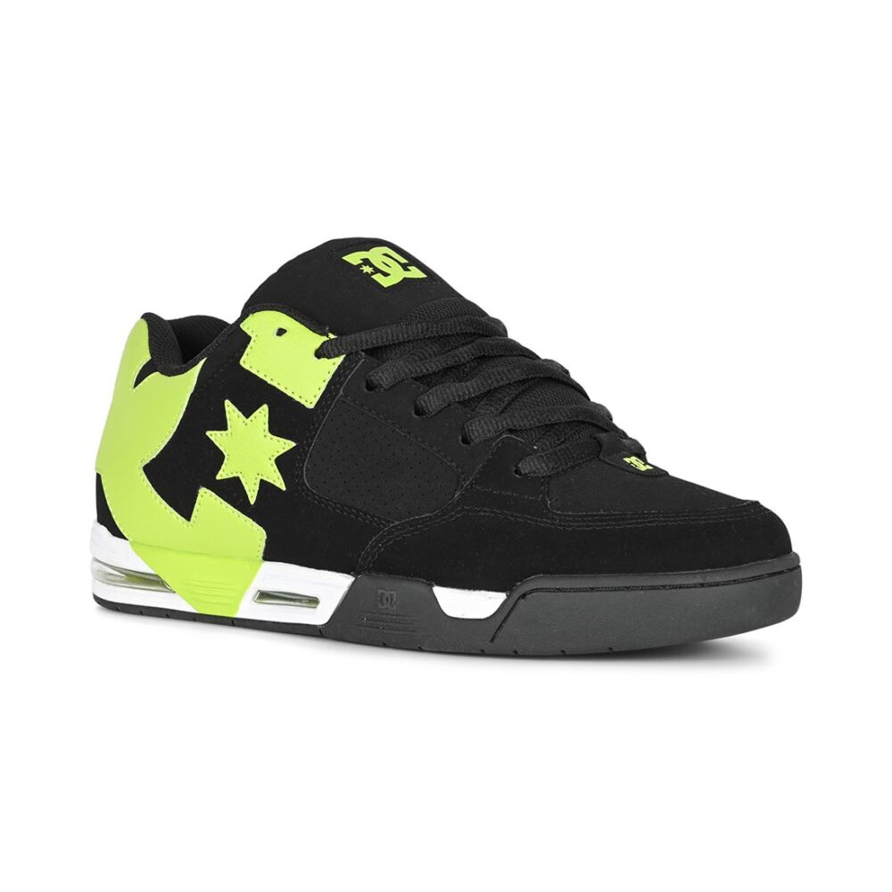 DC Command Skate Shoes - Black/Lime