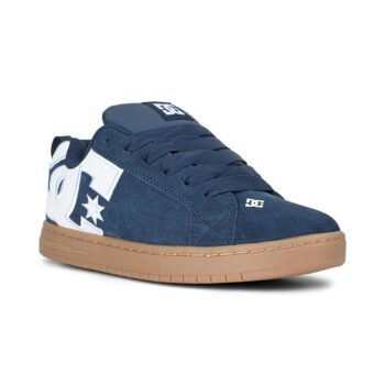 DC Court Graffik Skate Shoes - Navy/Gum