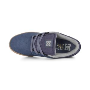 DC Crisis 2 Low Top Skate Shoes - Navy/Grey/Gum
