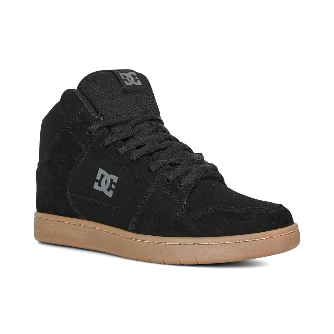 DC Manteca 4 High-Top Skate Shoes - Black/Gum - Unisex 8.5 UK - Suede