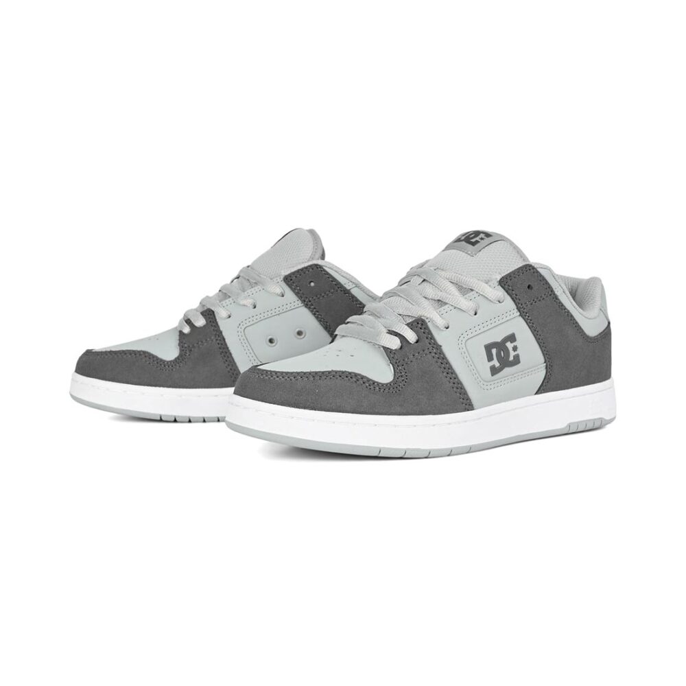 DC Manteca 4 Skate Shoes - Grey/Grey/White
