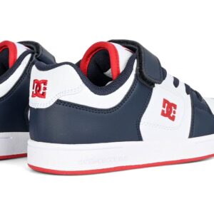 DC Manteca 4 V SN (Youth) Skate Shoes - White/Navy/Red