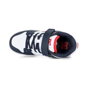 DC Manteca 4 V SN (Youth) Skate Shoes - White/Navy/Red