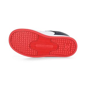 DC Manteca 4 V SN (Youth) Skate Shoes - White/Navy/Red