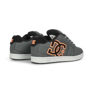DC Net Skate Shoes - Grey/Black/Orange