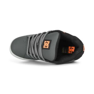 DC Net Skate Shoes - Grey/Black/Orange