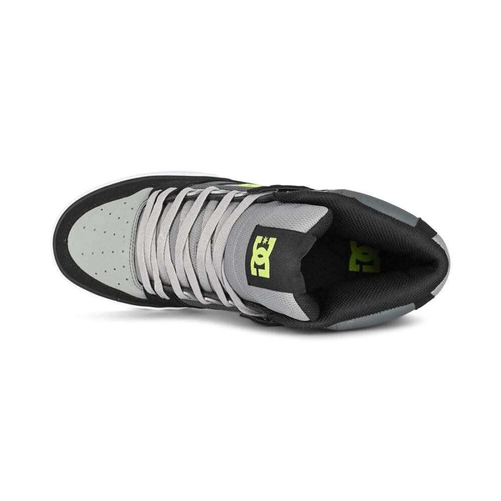 DC Pure High Top WC Shoes - Black/Lime