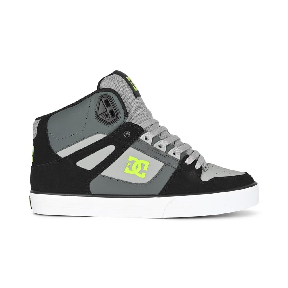 DC Pure High Top WC Shoes - Black/Lime