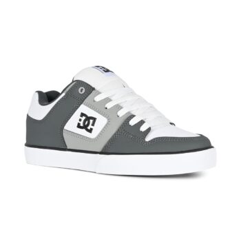 DC Pure Skate Shoes - Grey/Grey/White