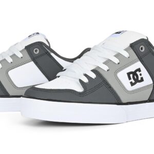 DC Pure Skate Shoes - Grey/Grey/White