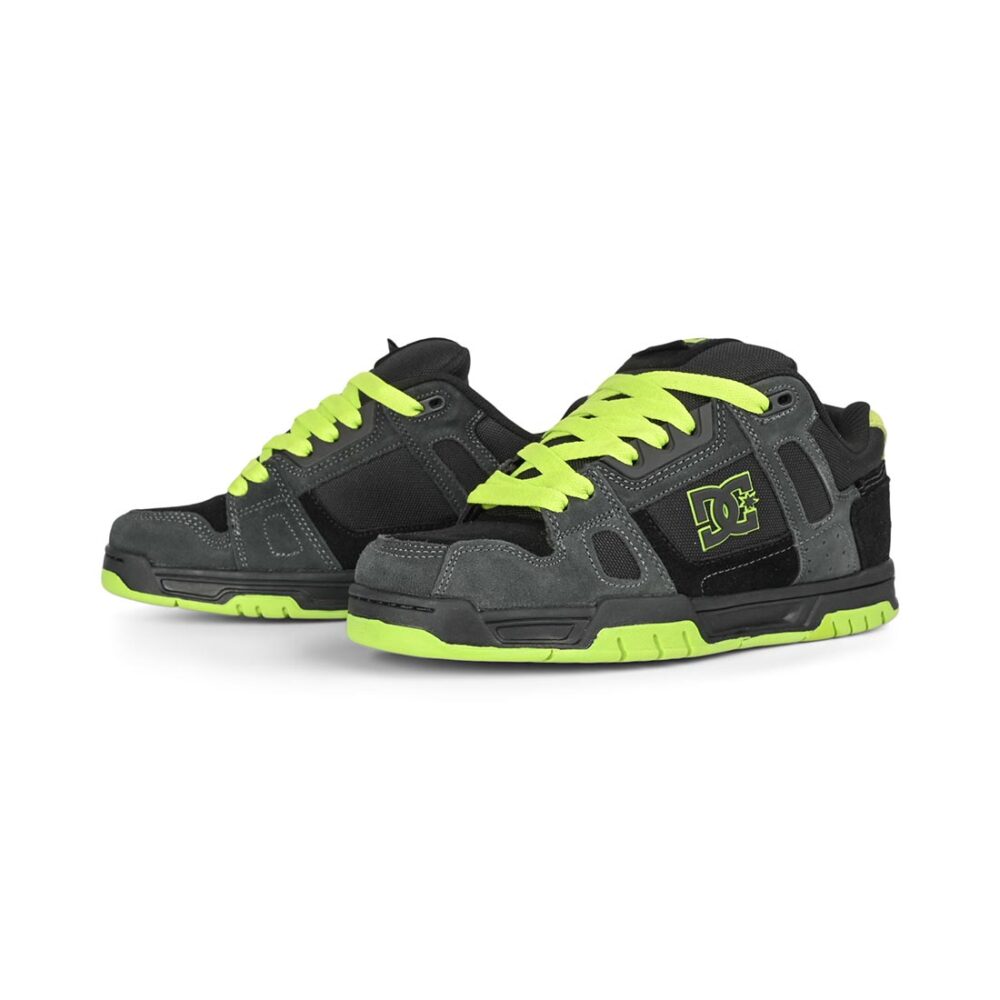 DC Stag Skate Shoes - Black/Grey