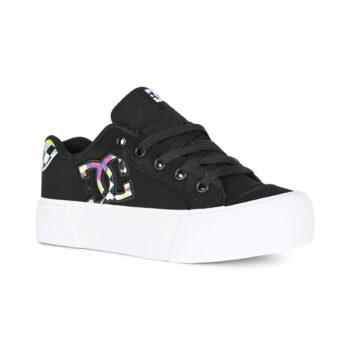 DC Women's Chelsea Platform Skate Shoes - Black/Multi