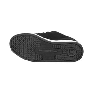 DC Women's Court Graffik Skate Shoes - Black/White Stencil