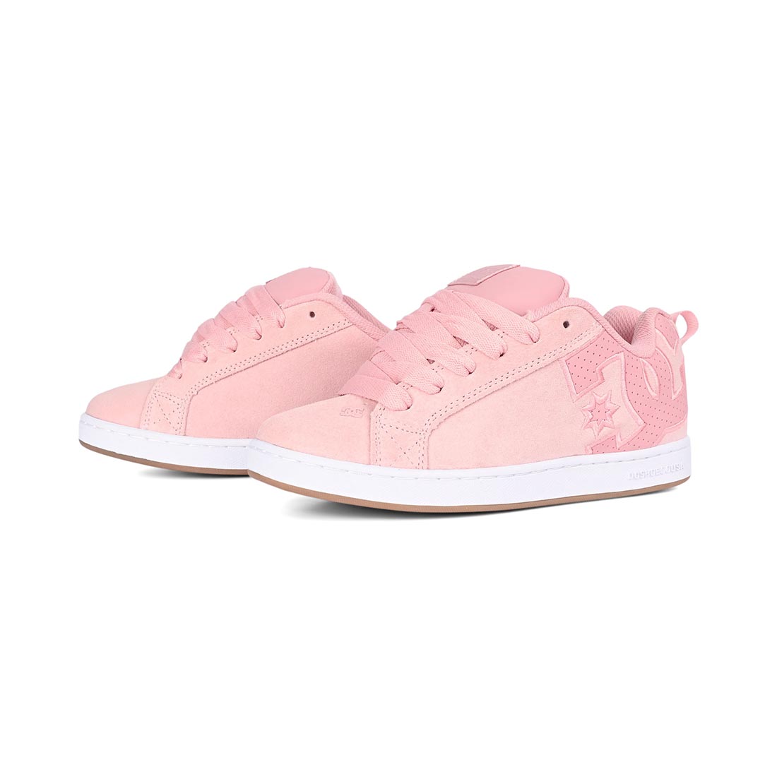 DC Women's Court Graffik Skate Shoes Pink/White