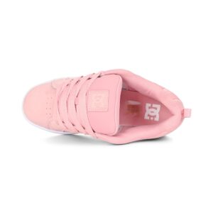 DC Women's Court Graffik Skate Shoes - Pink/White