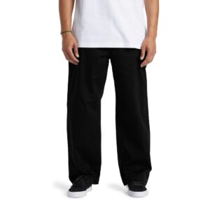 DC Worker Baggy Chino Pants - Black