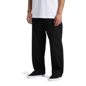 DC Worker Baggy Chino Pants - Black