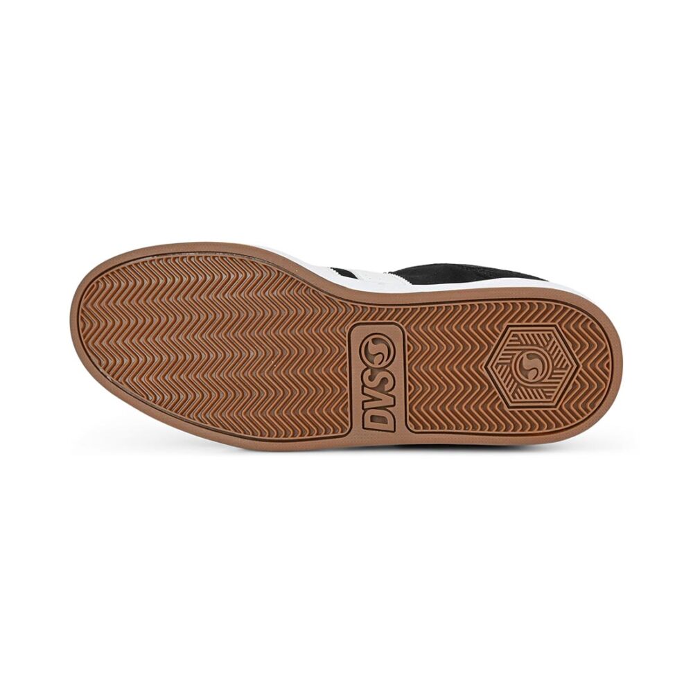 DVS Milan ST Skate Shoes - Black/Black/White