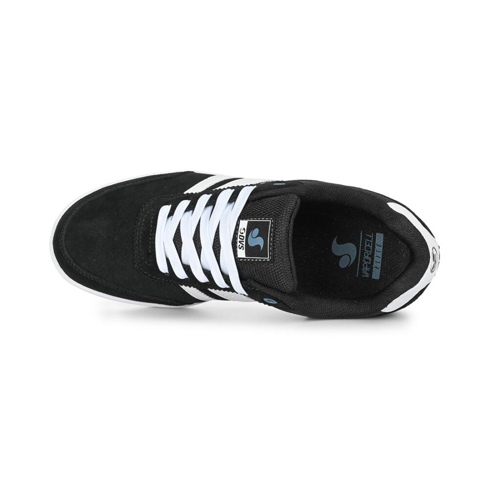 DVS Milan ST Skate Shoes - Black/Black/White
