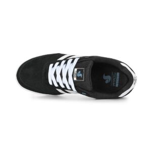 DVS Milan ST Skate Shoes - Black/Black/White