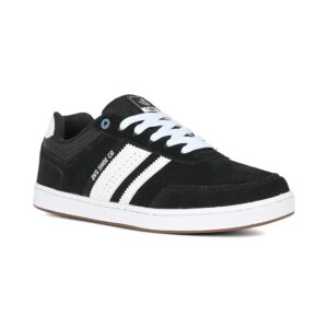 DVS Milan ST Skate Shoes - Black/Black/White