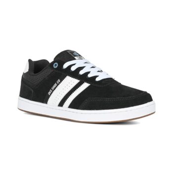 DVS Milan ST Skate Shoes - Black/Black/White